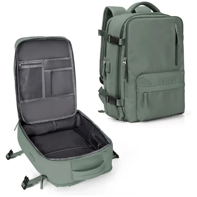 In stock large capacity travel bag wash bag portable storage bag travel wash suit USB backpack storage