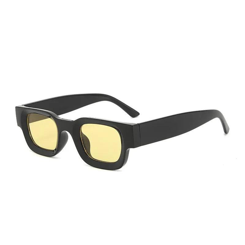 Casual Basic Simple Style Solid Color Ac Square Full Frame Men's Sunglasses