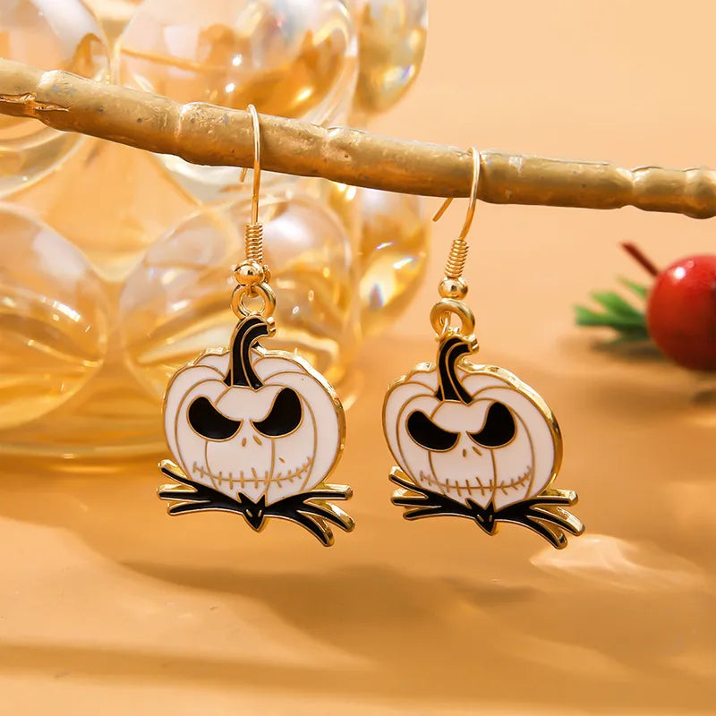 Halloween Ghost Devil Death Zombie Horror Pumpkin Skull Ear Cuff Alloy Geometric Pattern Unisex Original Design Jewelry Earring