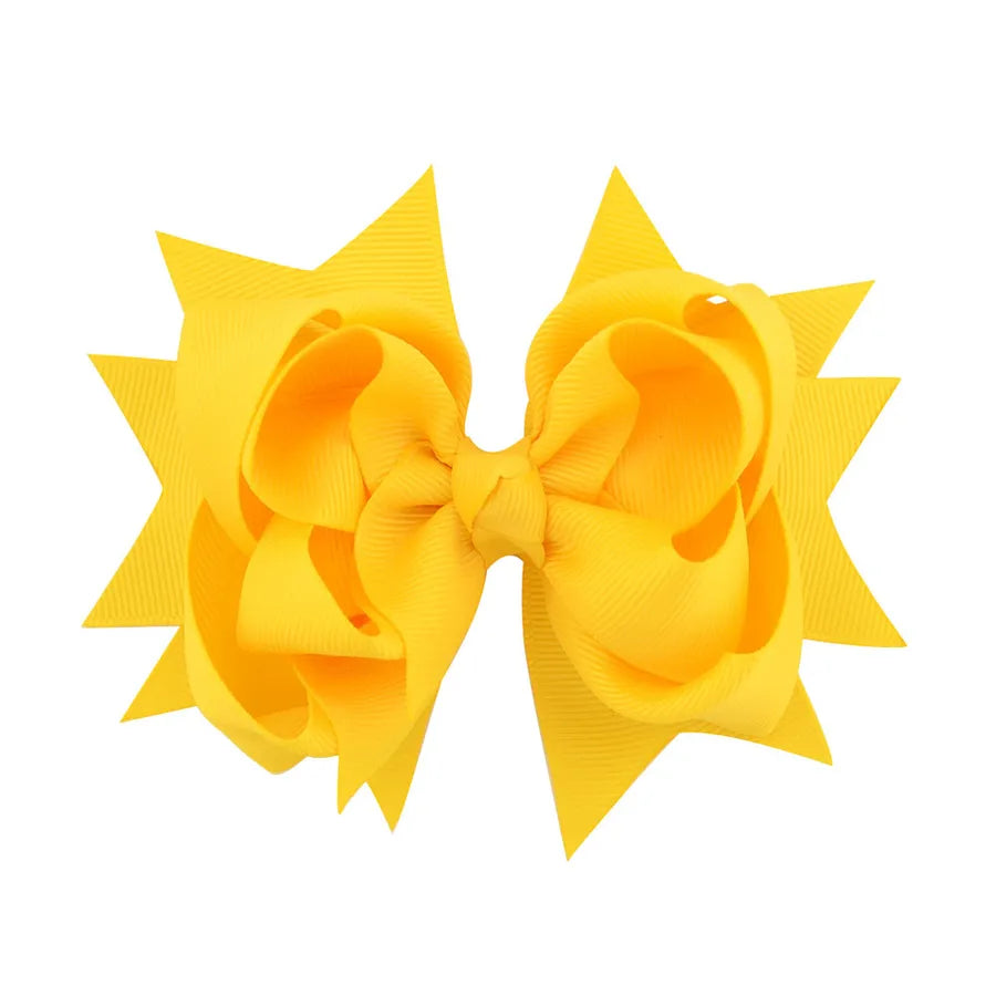 new simple flower fishtail bow hairpin set