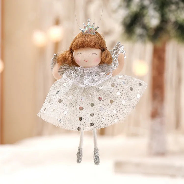 Christmas Princess Cartoon Style Cute Cartoon Character Indoor Family Gathering Festival Hanging Ornaments