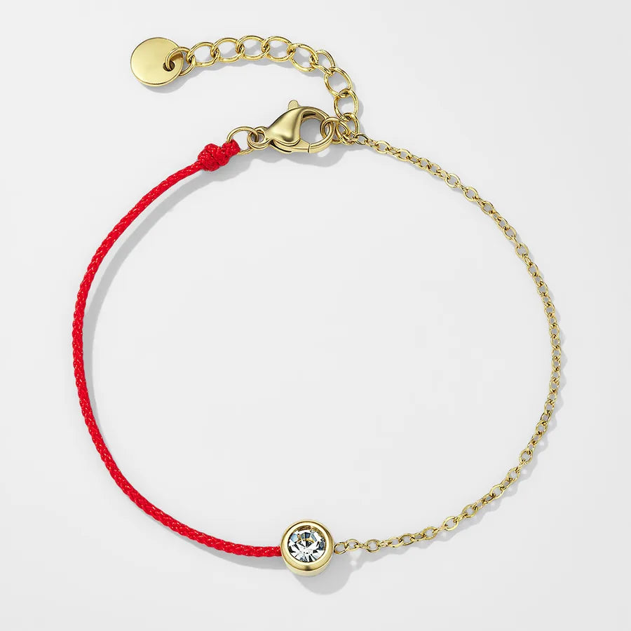 Casual Simple Style Commute Round 304 Stainless Steel Rhinestones Handmade Chain Bracelets In Bulk