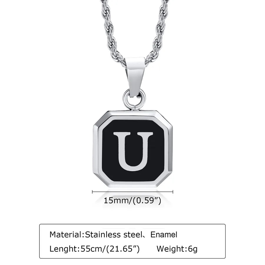 304 Stainless Steel Hip-Hop Enamel letter