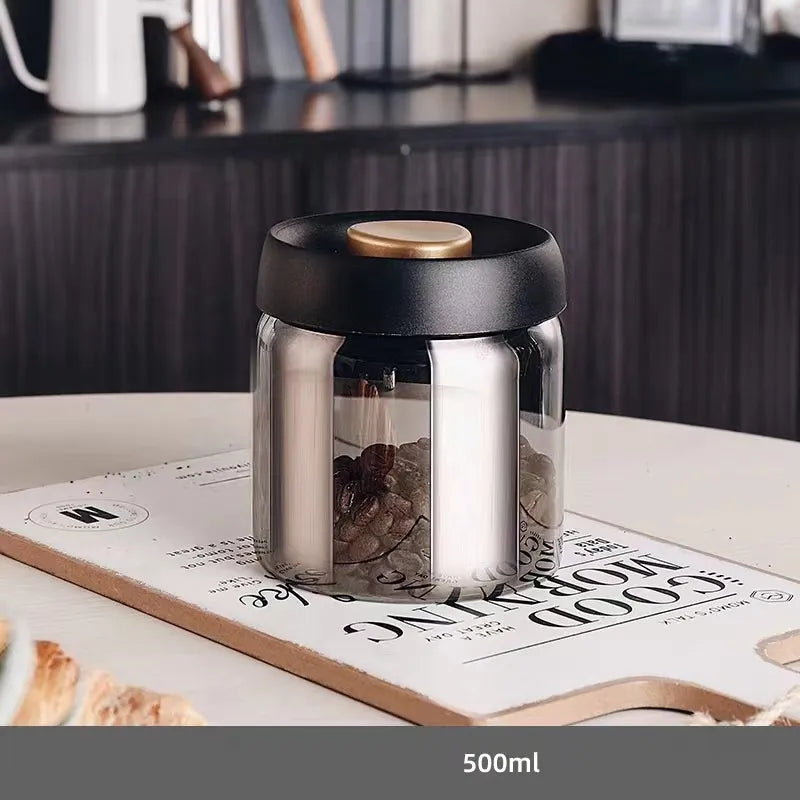 Simple Style Solid Color Glass Storage Container Box