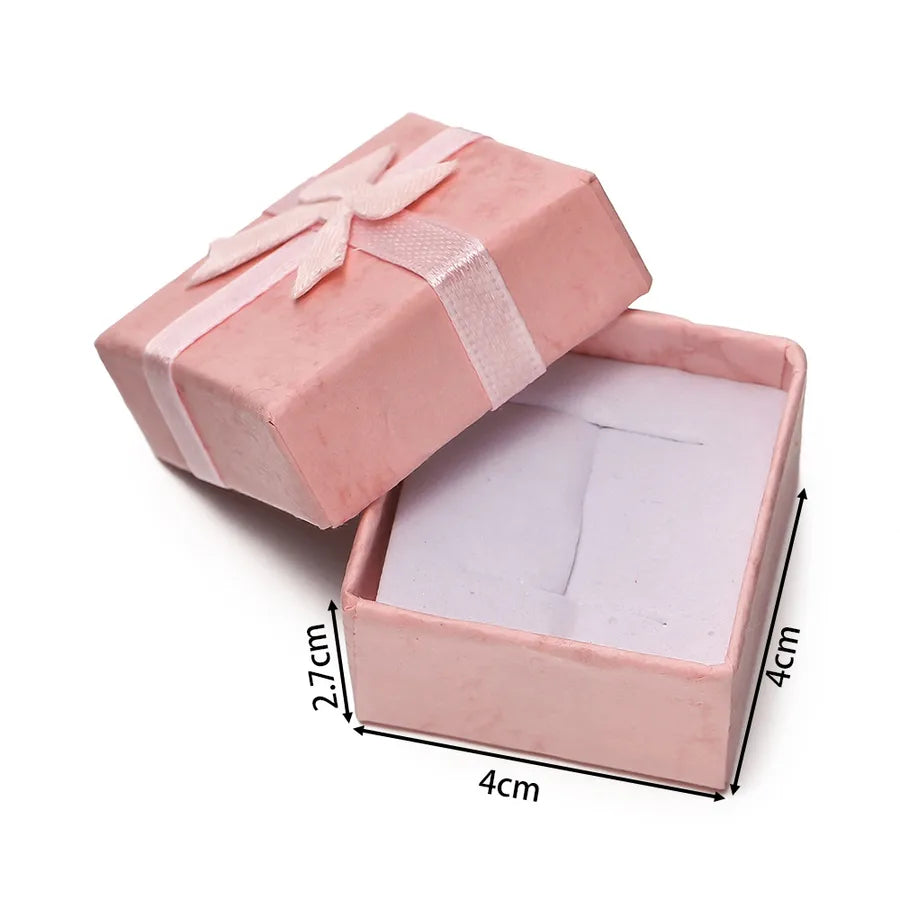1 Piece Paper Elegant Simple Style Daily Date Bow Knot Jewelry Boxes