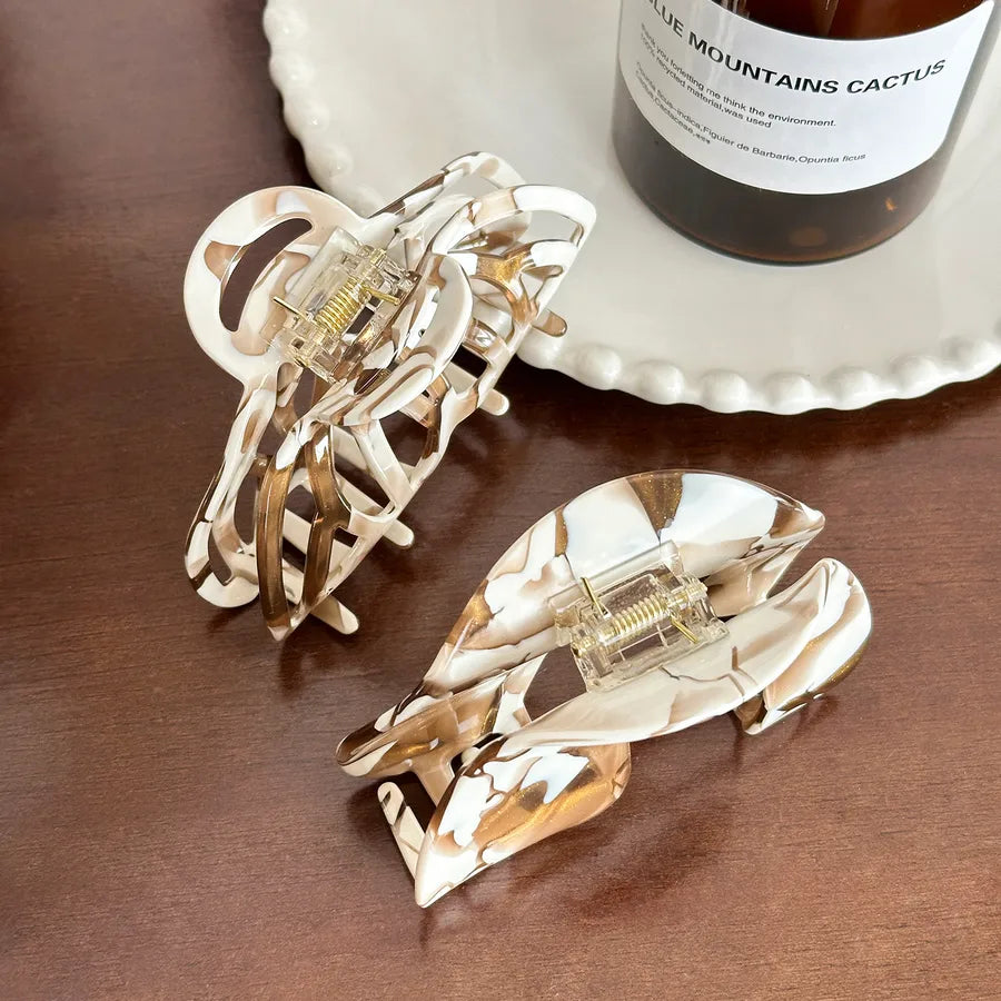 Elegant Simple Style Women's Geometric Acetic acid sheets Handmade Hair Claws