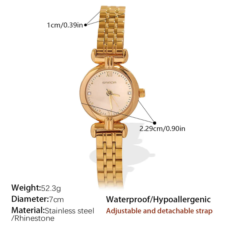 Elegant Vintage Style Simple Style Round Electronic Watch Women's Watches