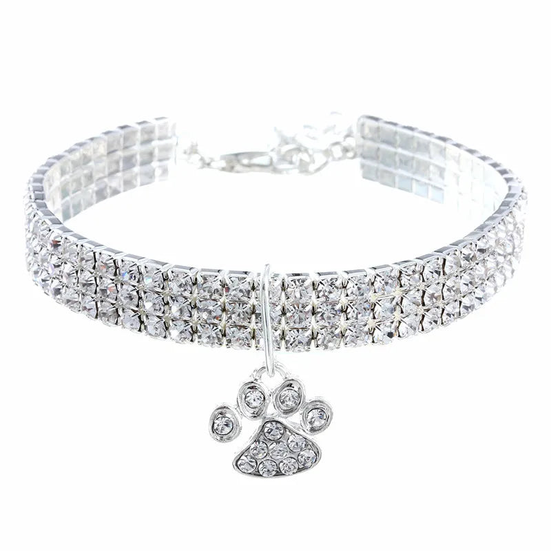 simple style classic style alloy plaid diamond pet collar