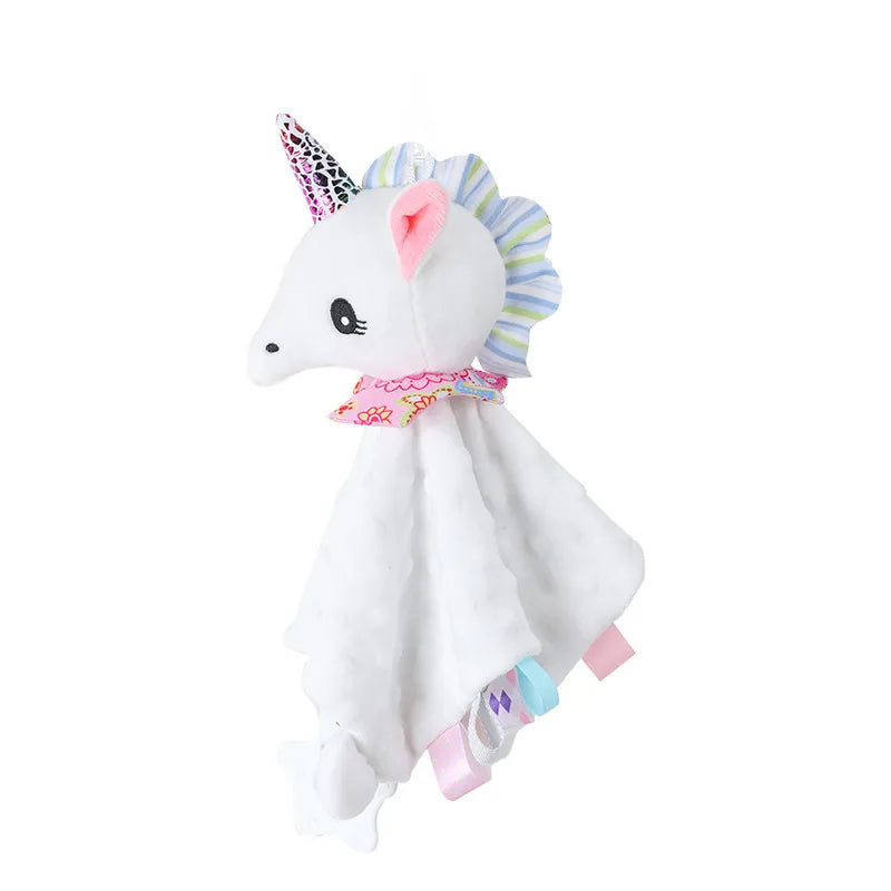 Babsky Baby Animal Ambulatory Towel Cute Cartoon Car Bed Hanging Baby Hand-kerchief Slipper Towel Ambulatory Towel Toy
