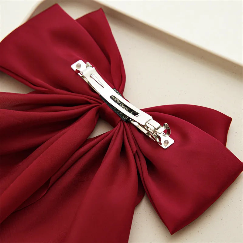 women's fashion bow knot cloth hair clip