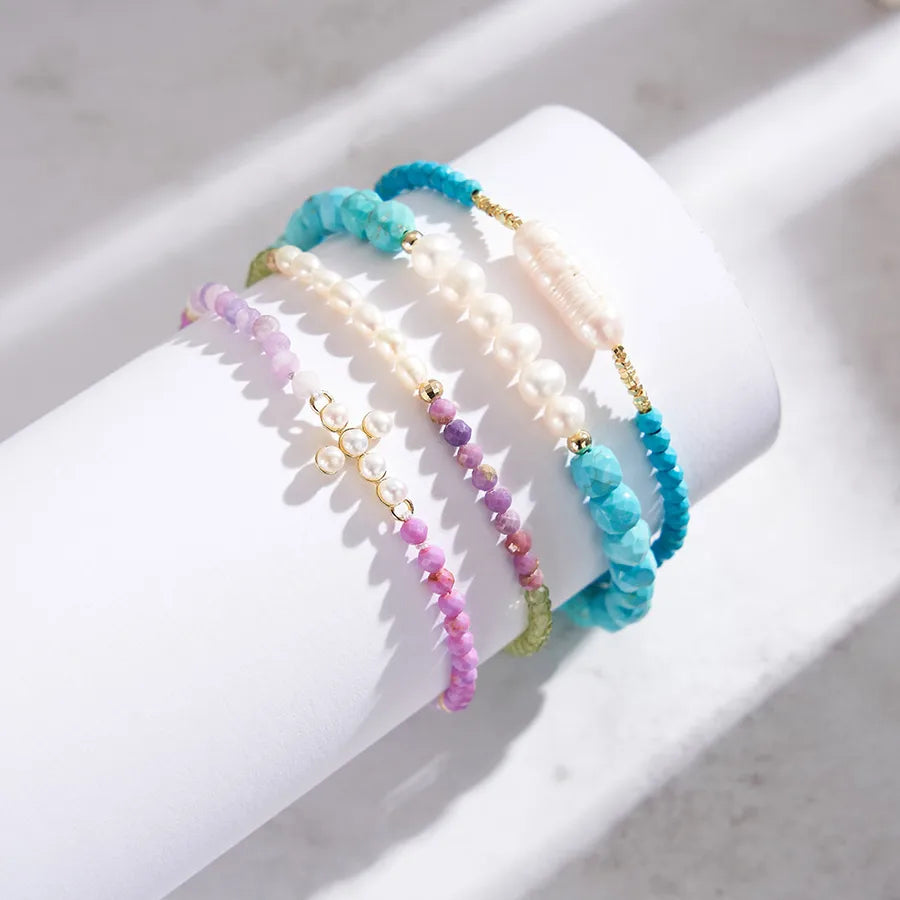 925 Sterling Silver Freshwater Pearl Bracelets Elegant