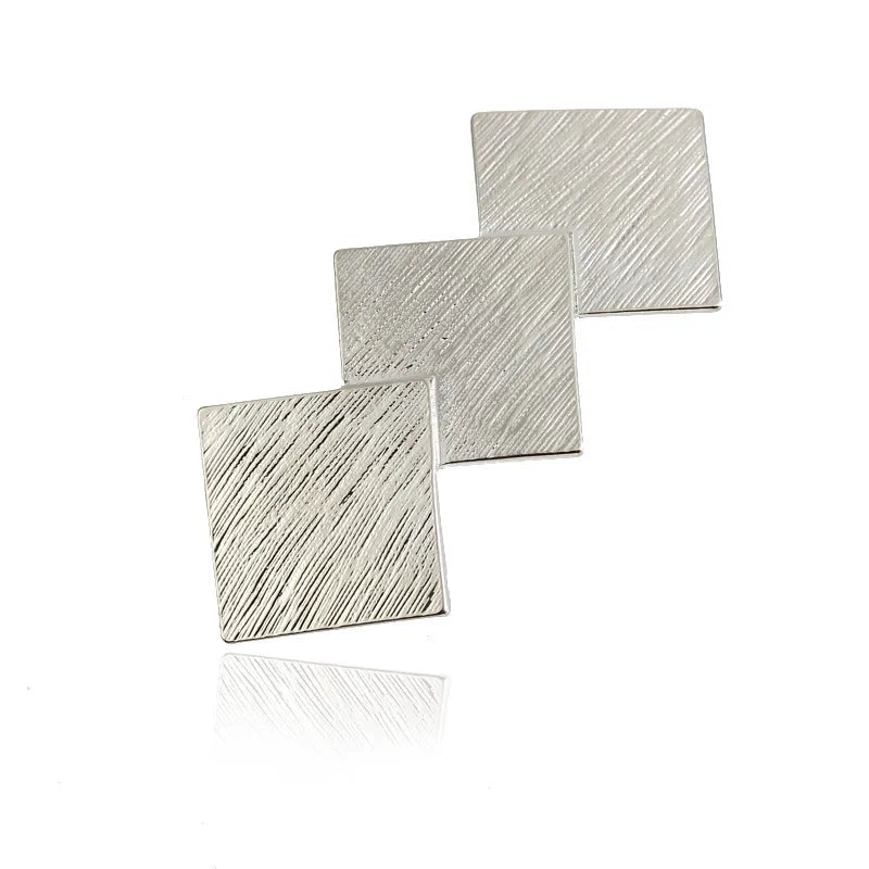 simple style rhombus alloy plating hair clip