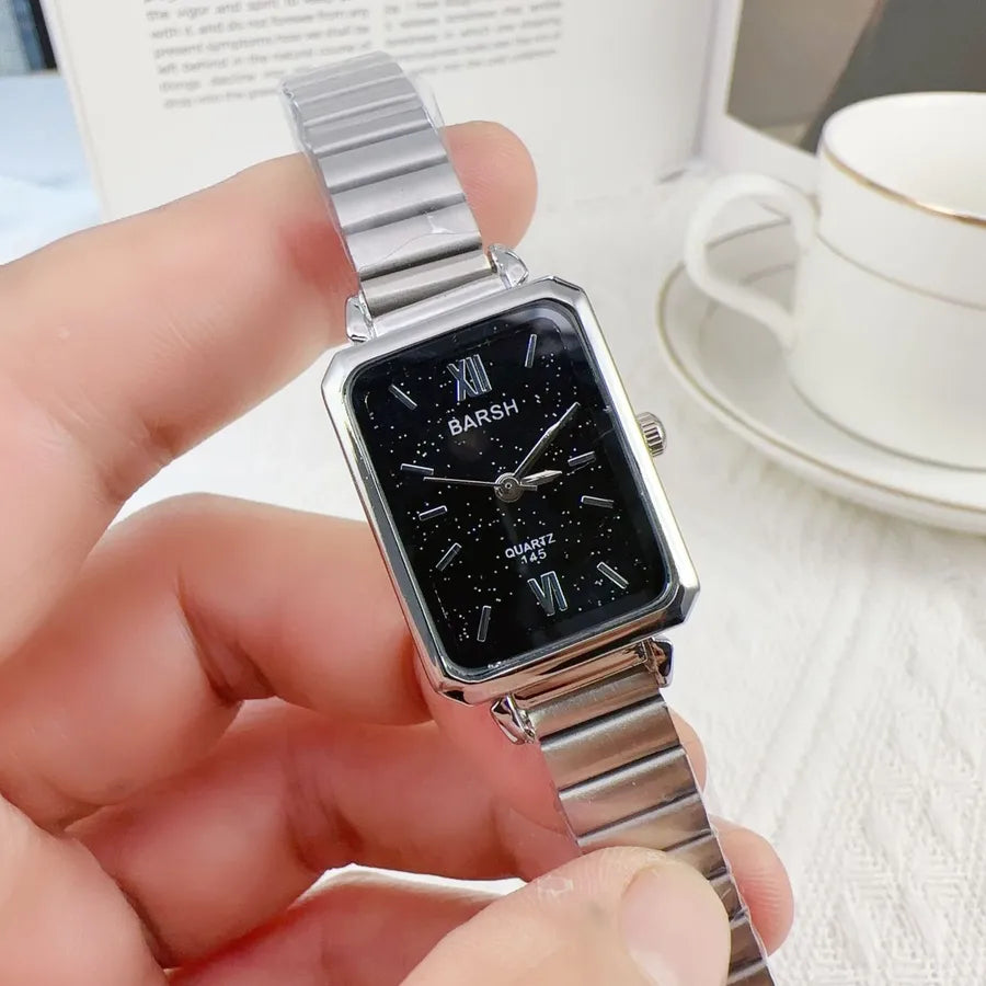 Casual Square Concealed Buckle Quartz Women's Watches