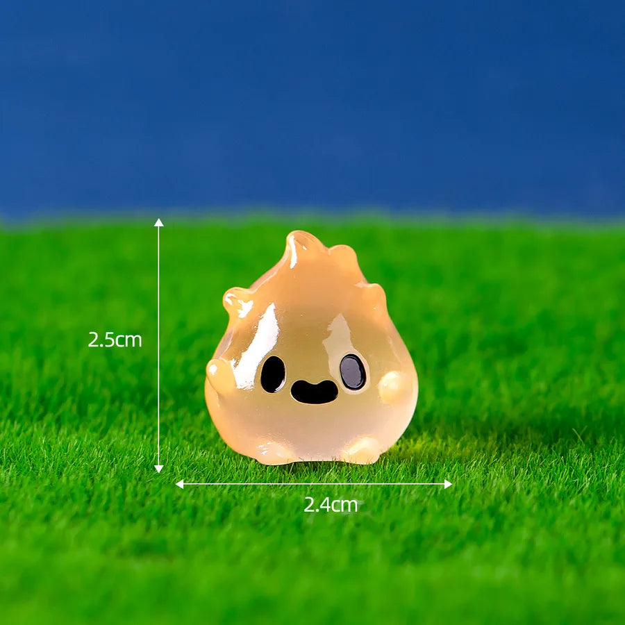 Glowing Resin Pumpkin Devil Halloween Decorations Micro Landscape Creative Cute Ghost Accessories Night Light Scenic Spot