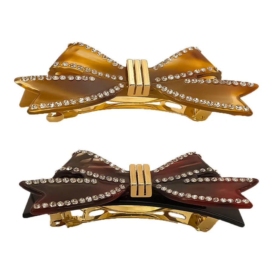 Fashionable Butterfly Knot Hair Clip Acetate Board French Style High-End Feeling Hair Accessories Elegant Retro Artistic