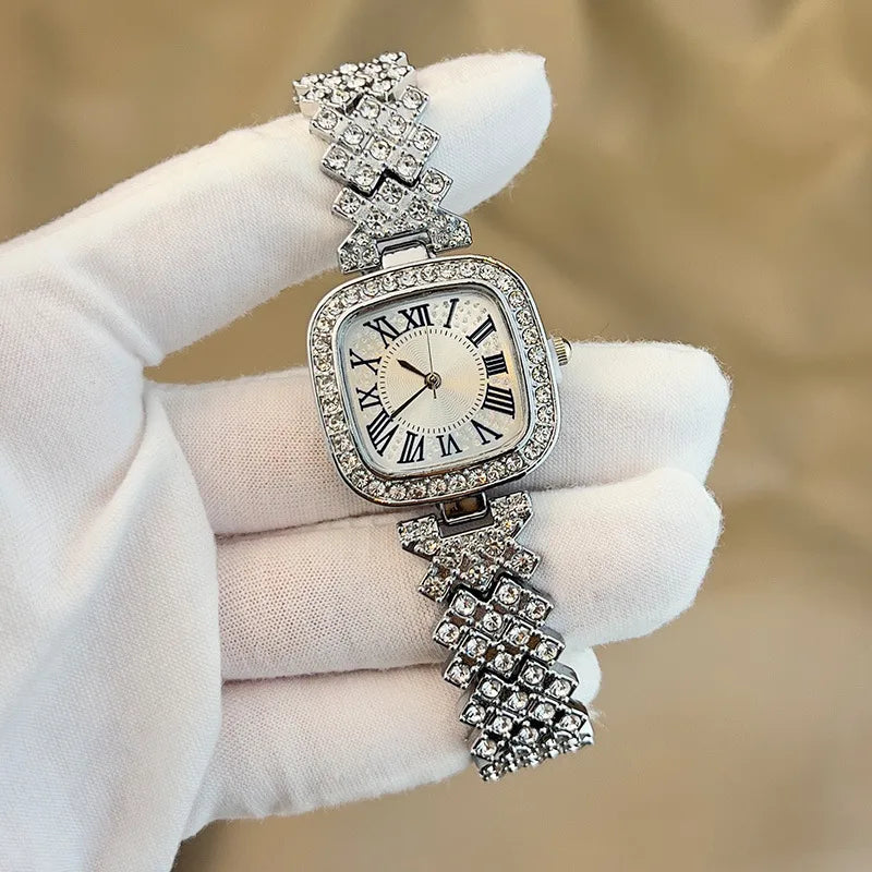 Simple Style Geometric Single Folding Buckle Quartz Women's Watches