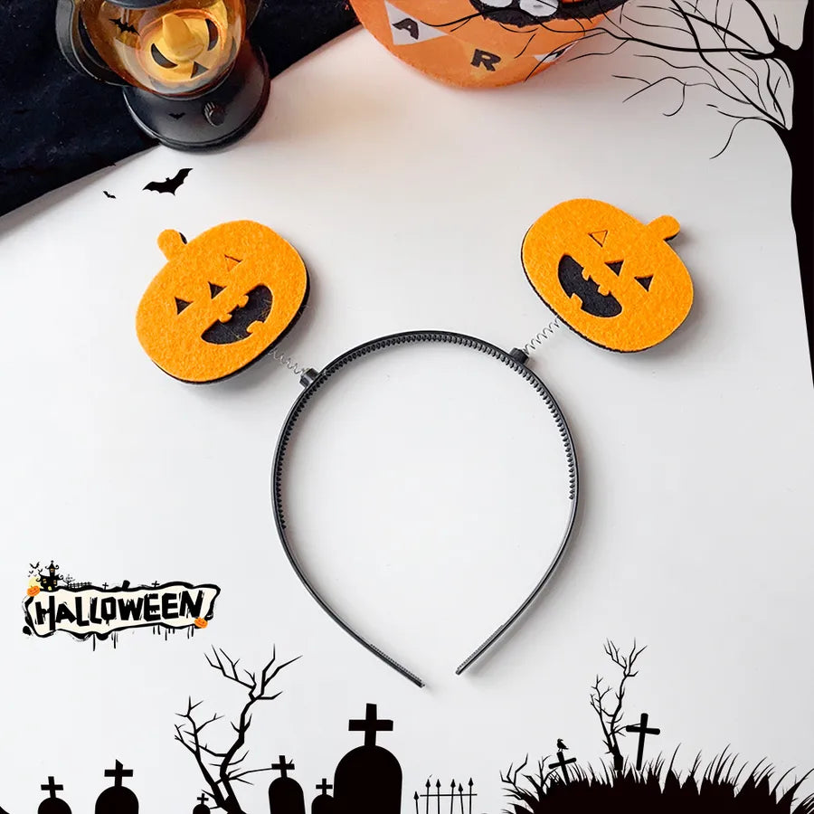 New Arrival Halloween Ornaments Creative Funny Pumpkin Ghost Bat Side Clip Top Clip Festival Atmosphere Hair Accessories