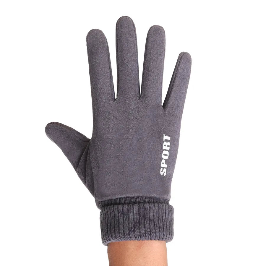 New unisex warm gloves autumn and winter touch screen riding driving outdoor full finger gloves manufacturers wholesale