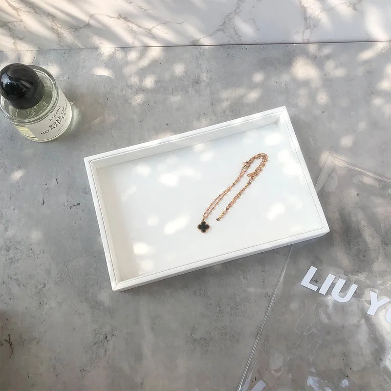 Small velvet ring plate earrings earrings plate empty plate jewelry display rack jewelry storage box tray wholesale