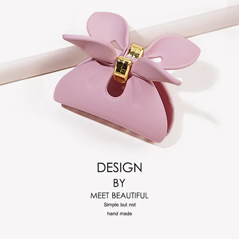Sweet Women's Bow Knot Plastic Hair Claws