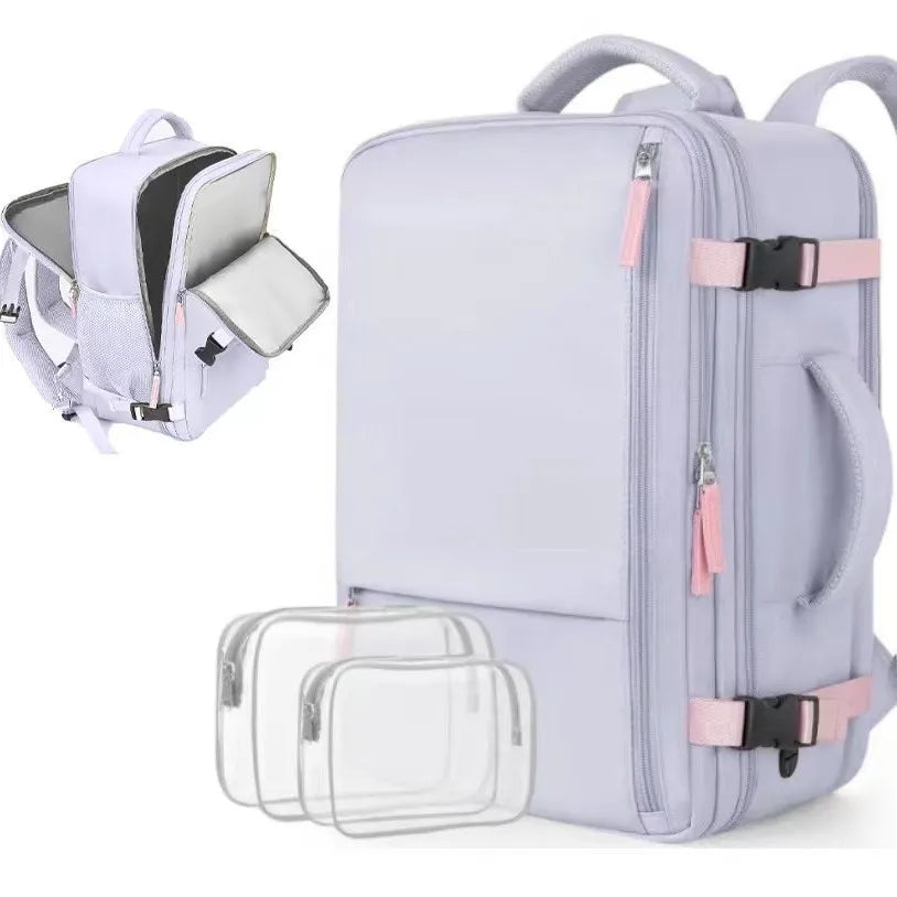 new student casual backpack schoolbag women's large capacity multi-functional computer backpack travel backpack