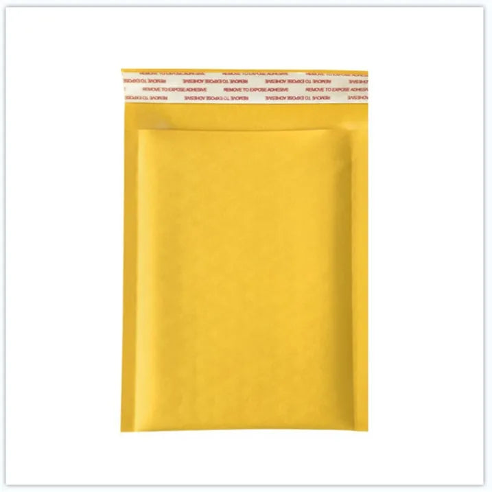 yellow kraft paper bubble clothing packaging bag thickened envelope bag