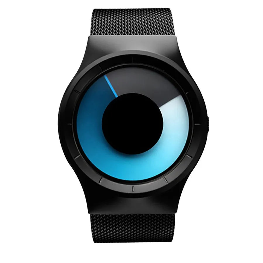 Sports Solid Color Single Folding Buckle Quartz Men's Watches