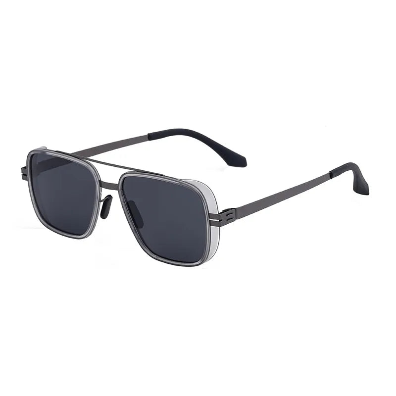 Streetwear Geometric Pc Square Full Frame Men's Sunglasses