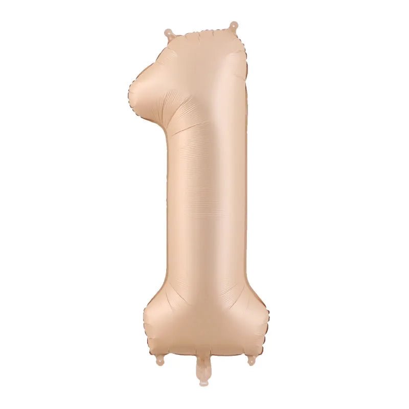 birthday number aluminum film party balloons 1 piece
