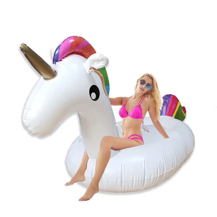 Cute Flamingo PVC Water Air Mattress Swimming Accessories