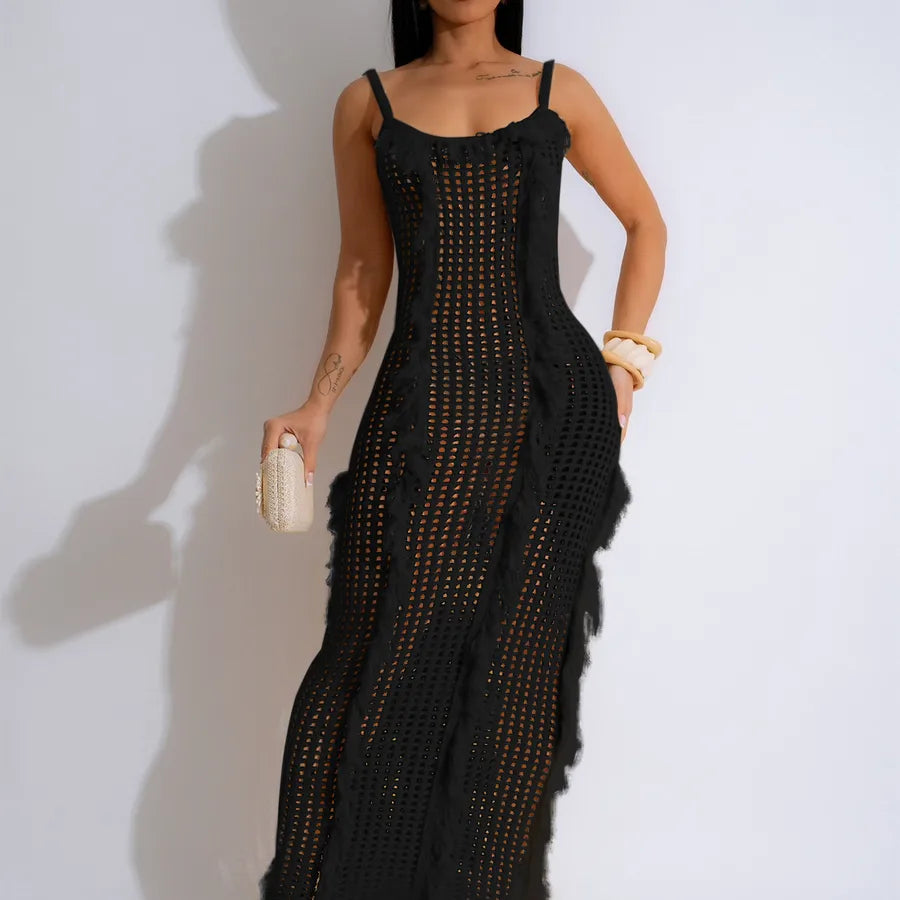 Women's Grid Elegant Sexy Cover Ups