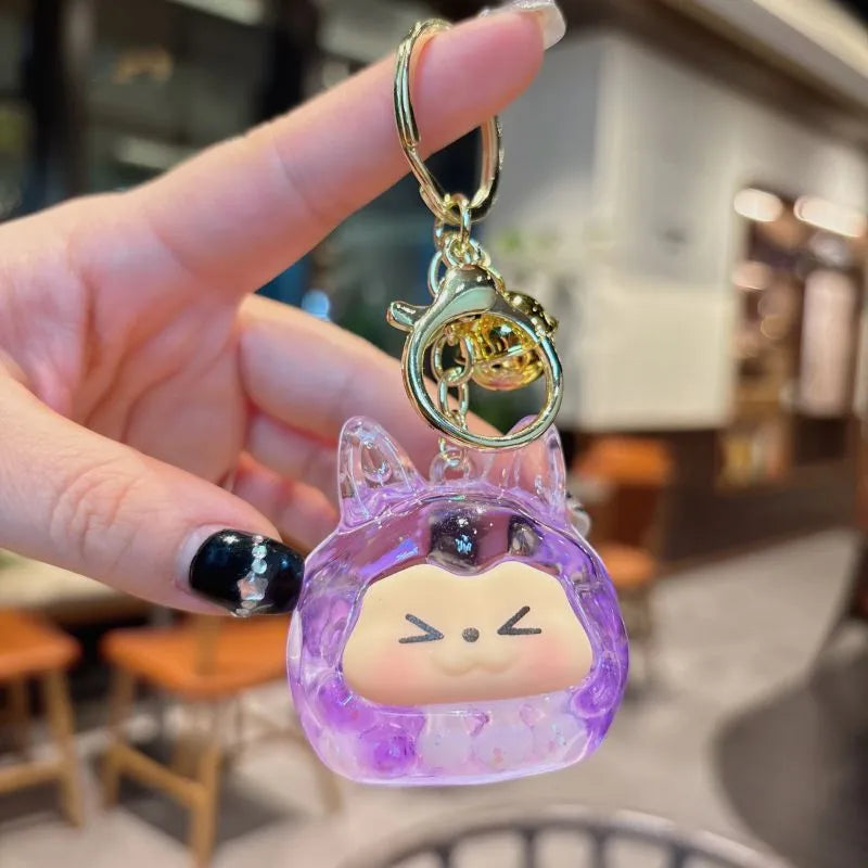 1 Piece Cute Cartoon Character Acrylic Unisex Bag Pendant Keychain