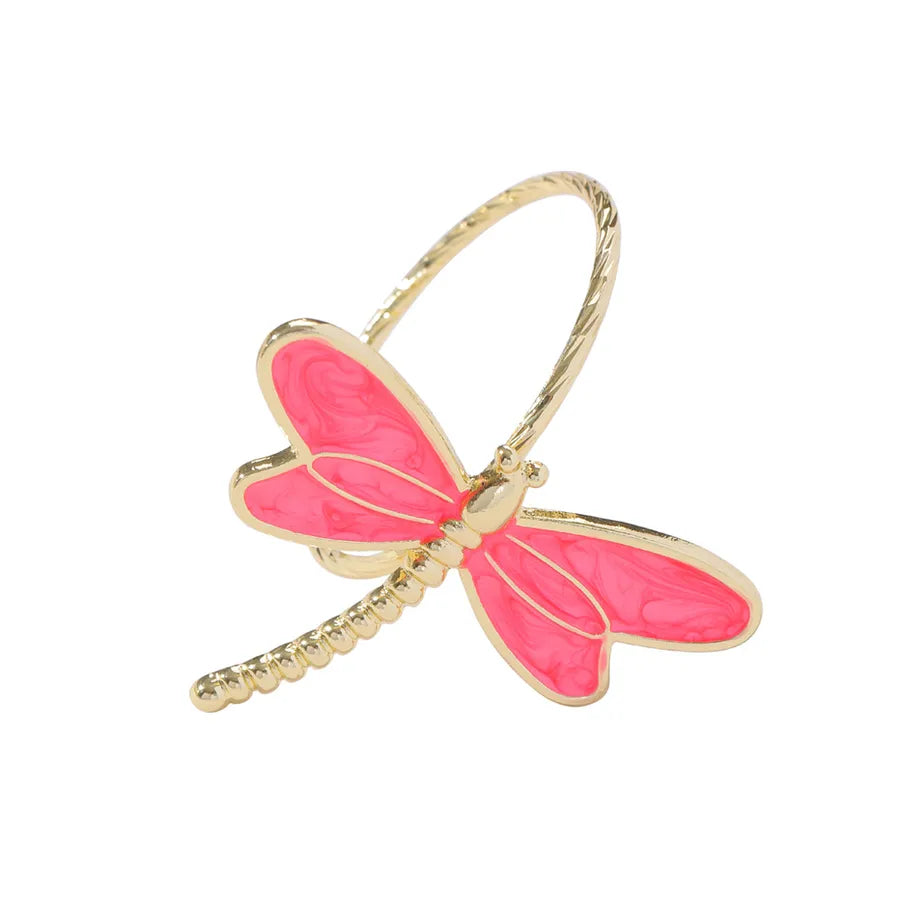 Insect Dragonfly Butterfly Zinc alloy 1 Piece