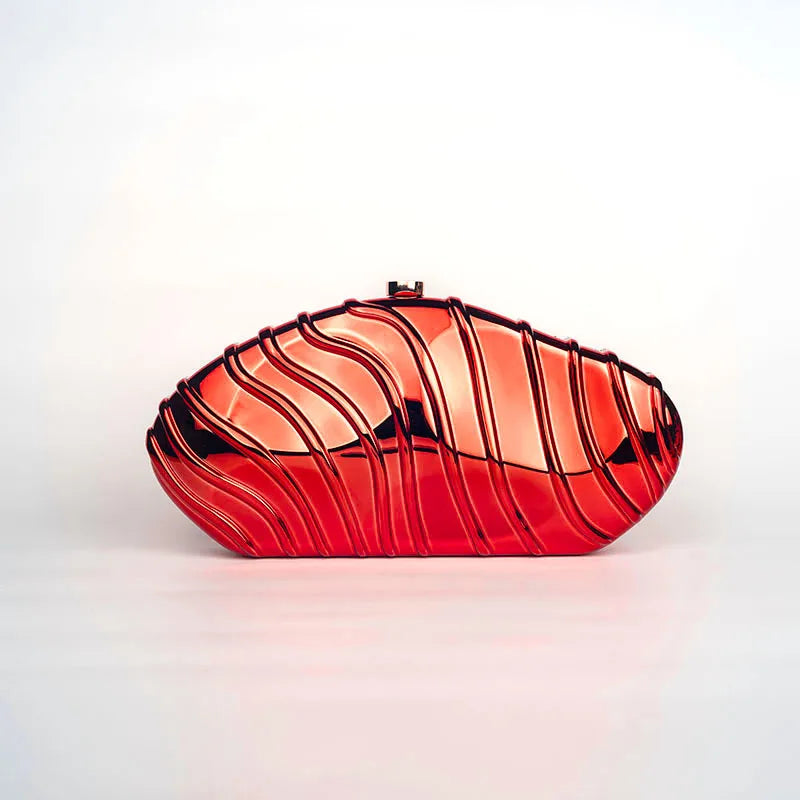 Gold Silver Orange Arylic Solid Color Sequins Square Evening Bags