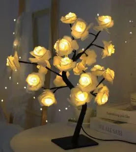 Casual Romantic Simple Style Floral Plastic Indoor Party Night Lights Led Lights Night Lights