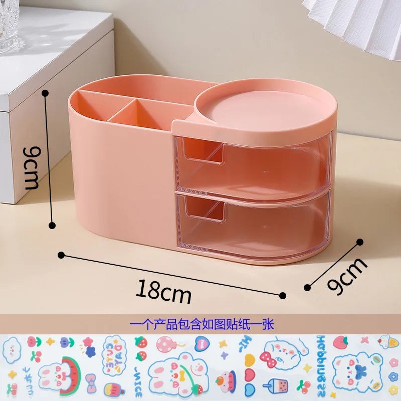Solid Color PS Plastic Simple Style Storage Box