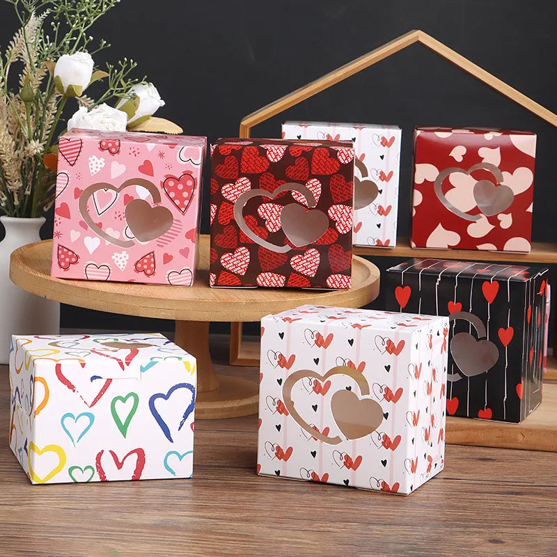 simple style classic style heart shape paper holiday festival gift wrapping supplies