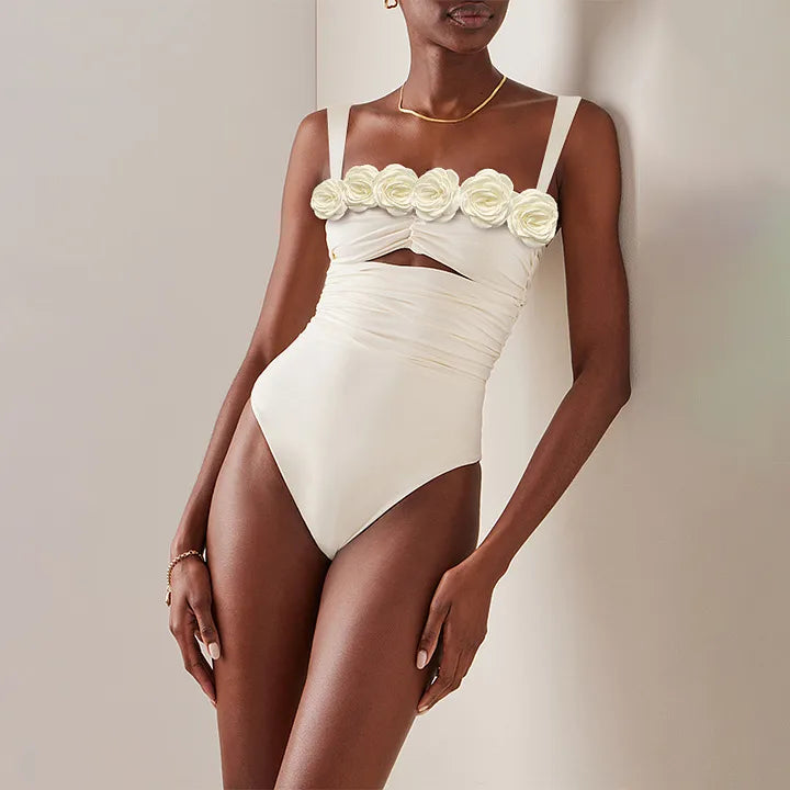 Women's Sexy Solid Color 1 Piece One Piece Swimwear
