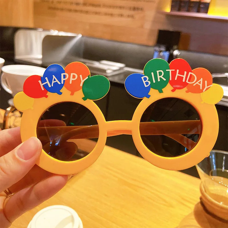 cute cartoon pc special-shaped mirror full frame kids sunglasses