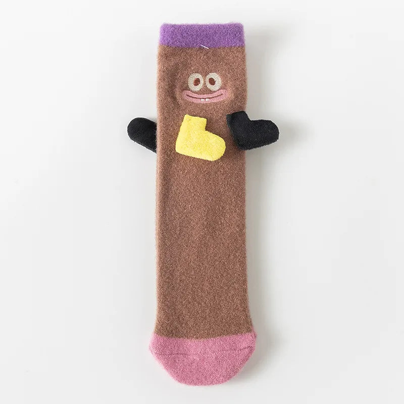 Sweet Women's Cartoon Polyester Ankle Socks A Pair