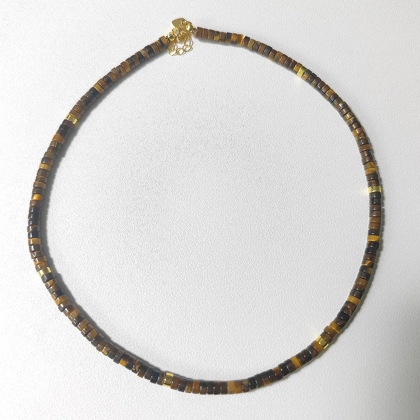Simple Style Classic Style Round natural stone Necklace In Bulk