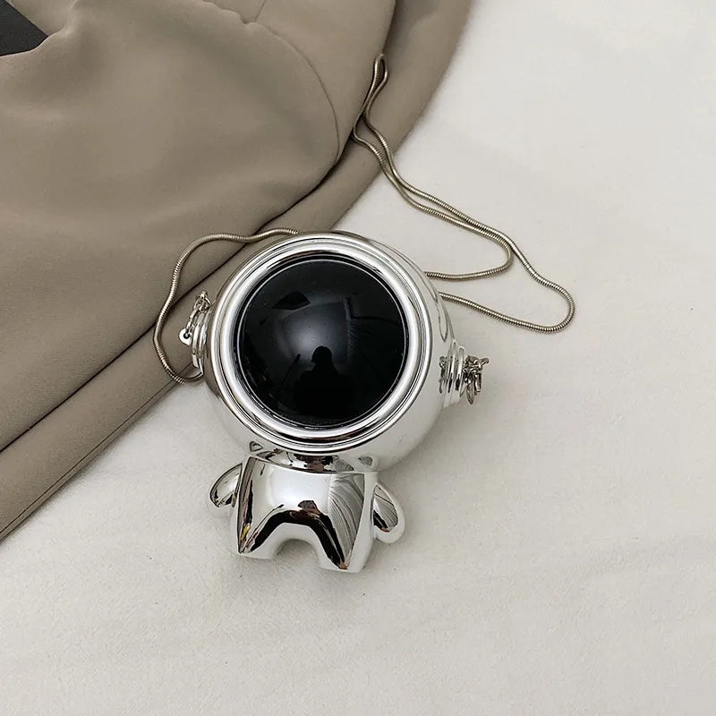 Unisex Mini Arylic Human Elegant Streetwear Square Magnetic Buckle Shoulder Bag