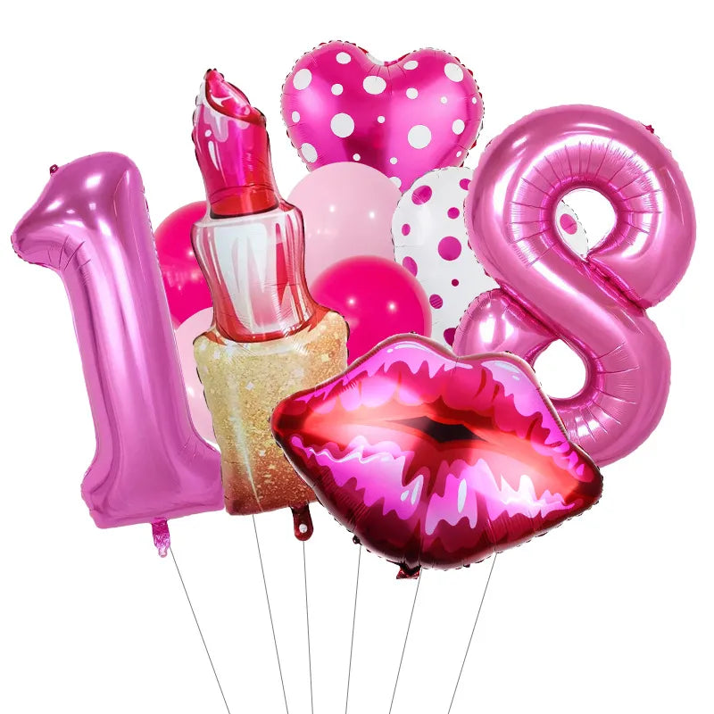 Birthday Simple Style Classic Style Color Block Aluminum Film Birthday Festival Balloons