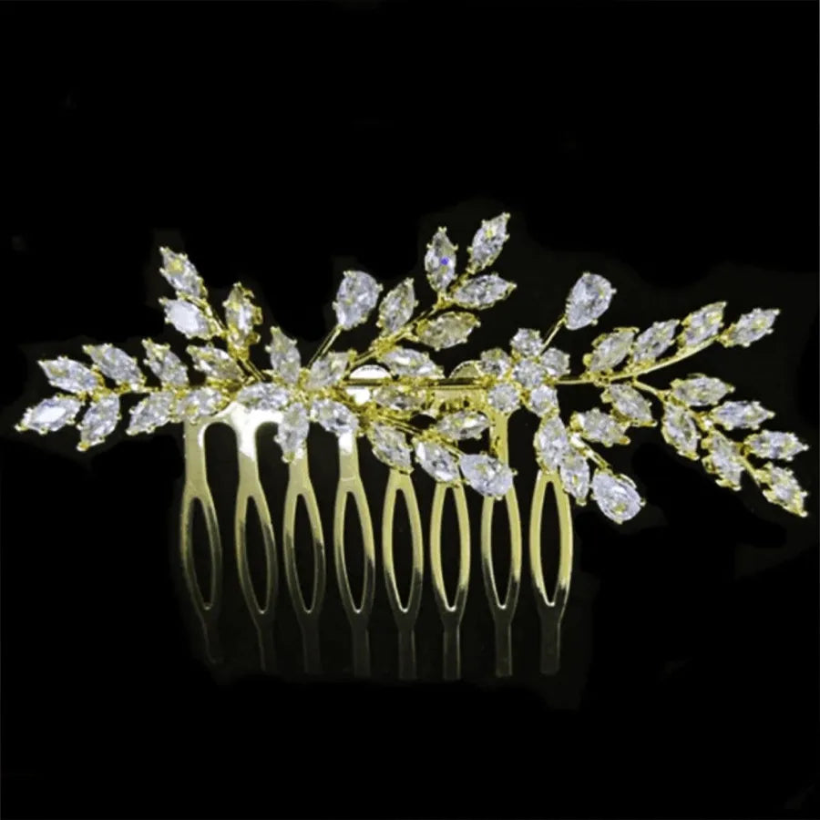 novel light luxury crystal hair comb wedding accessories fashion updo bridal insert comb headdress hair comb