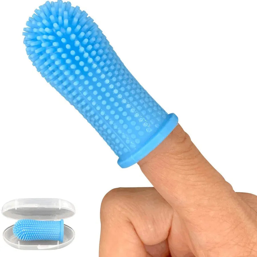 explosions dog toothbrush pet Finger Set teeth cleaning care toothbrush dog silicone finger brushing