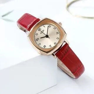 Simple Style Solid Color Buckle Quartz Watch Women's Watches