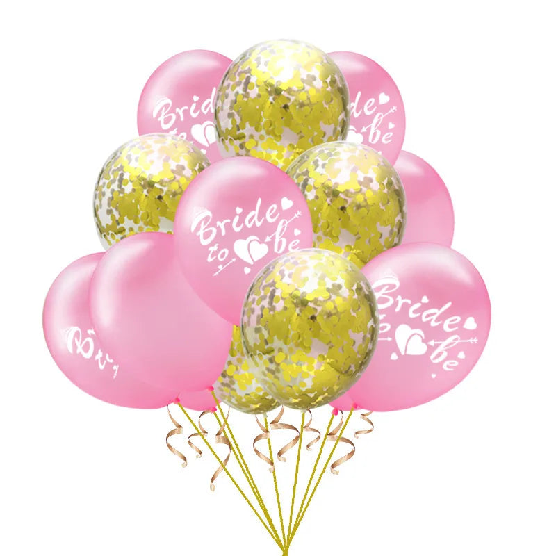 wedding season Cute Letter Heart Shape Emulsion Wedding Balloons Balloons