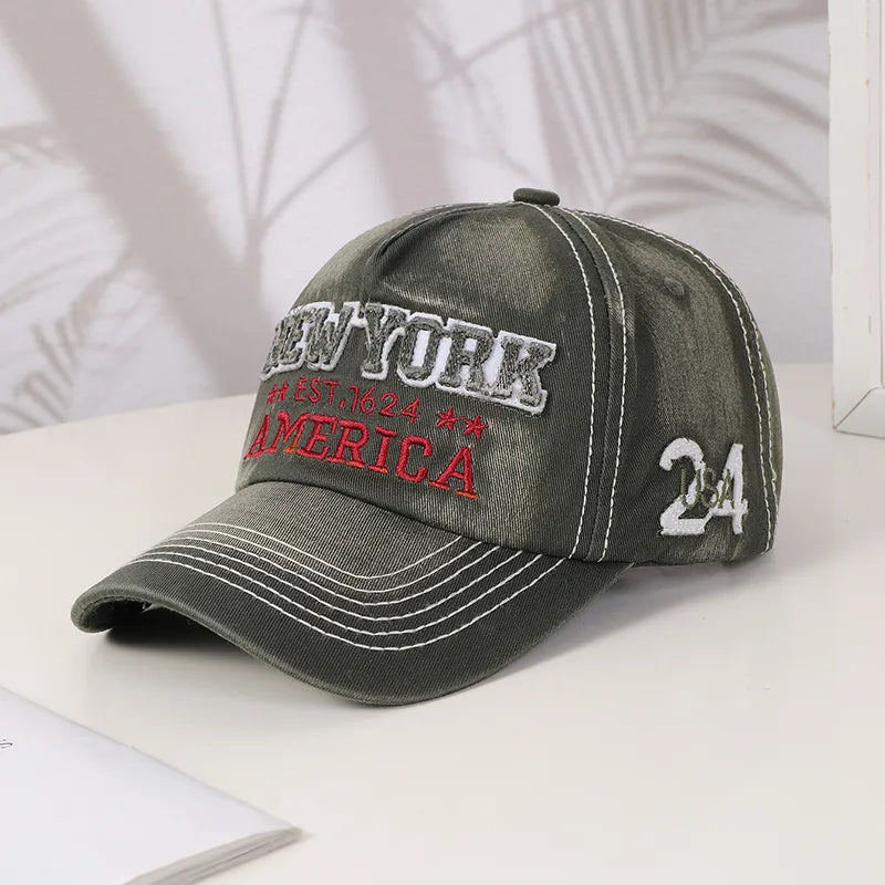 Women's Casual Embroidery Embroidery Letter Embroidery Curved Eaves Baseball Cap