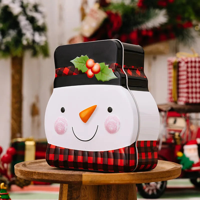 Christmas Classic Style Snowman Iron Holiday Decorative Props