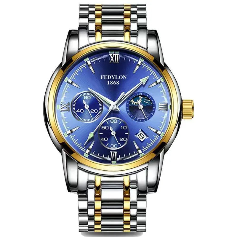 Vertiron Swiss Watch Men's Mechanical Watch Business Student Retro Genuine Top 10 Waterproof Quartz Men's Luminous